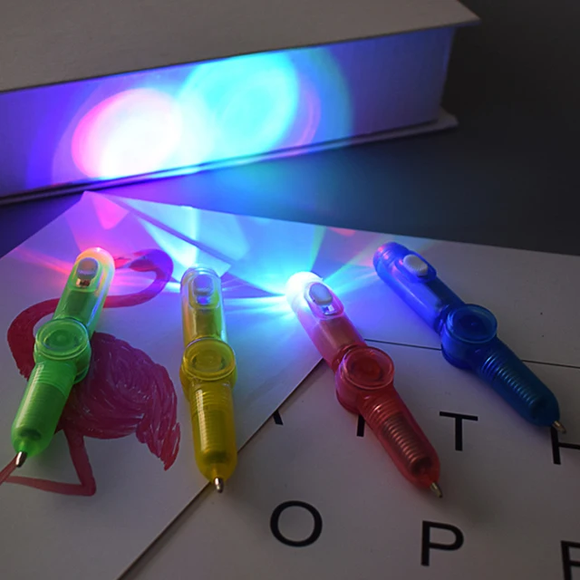 Interesting toy Fingertip Rotating spinner Gyro toy Pen Led Luminous  Gyro Pen Office ADHD EDC Anti Stress kinetic desk toy 2