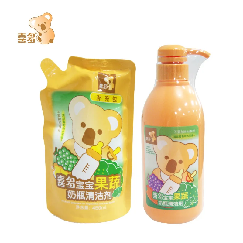 

Hito HITO Maternal And Child Supplies Fruit And Vegetable Feeding Bottle Cleaner Cleaning Agent 500ml + Supplementary Set 450ml