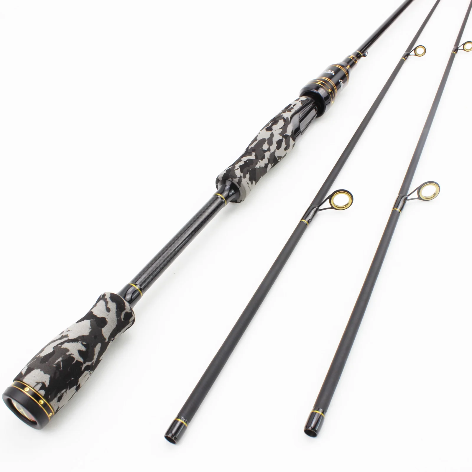 

1.8M Lure Fishing Rod M/MH 2 Tips Casting/Spinning Fishing Rod Hard Carbon Rod Portable Travel Rod Lure 8-30g Trout pole