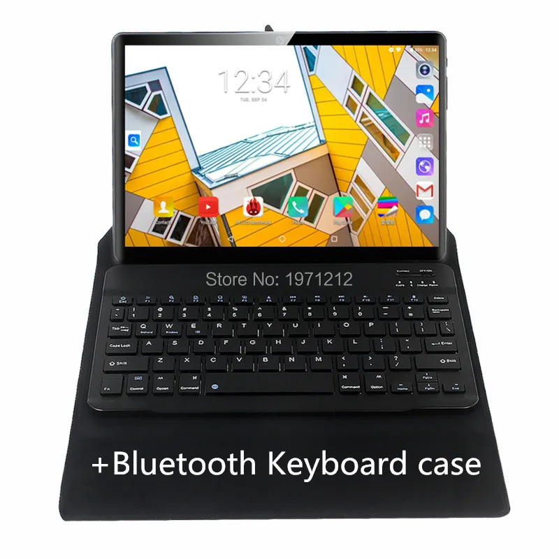 2.5D 10 дюймов 3g 4G FDD LTE планшетный ПК Octa Core 6 ГБ ОЗУ 128 Гб ПЗУ 1920*1200 ips экран wifi Android 9,0 gps+ Bluetooth клавиатура
