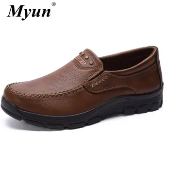 

Spring Autumn Genuine Leather Men Shoes Casual Luxury Brand Europe Style Mens Loafers Moccasins Breathable Slip on Driving Shoes