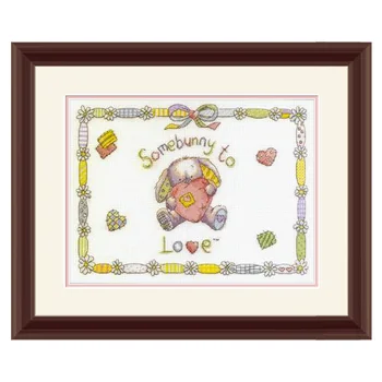 

Precise Printing Fishxx Cross Stitch Kit T180 Cute Cartoon Baby Bunny Children's Room Decoration Hand Embroidery Painting