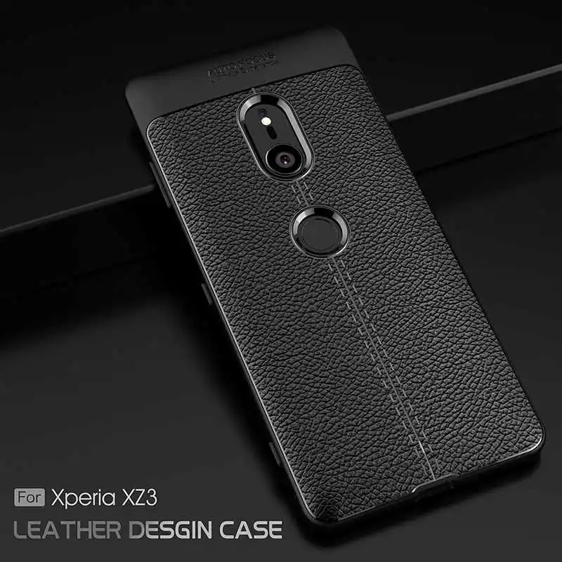 Чехол Mokoemi с узором Личи Ударопрочный Мягкий чехол для sony Xperia XZ3 XZ2 XZ1 XZ для sony Xperia XZ3 XZ2 XZ1 компактный чехол для телефона