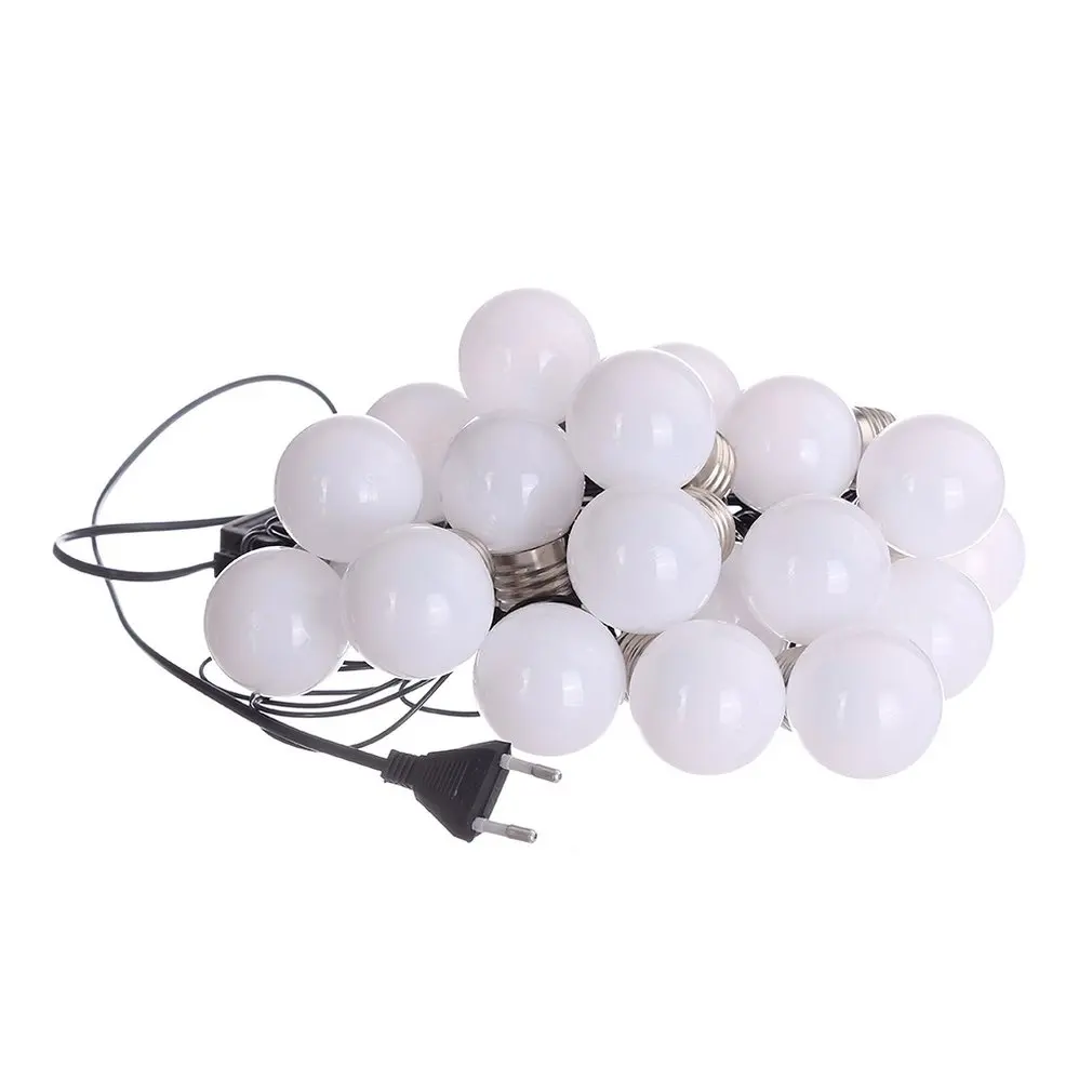 

6m 19.69ft 20 LED Bulb Romantic String light with Hook Warm White EU Plug String Lighting for Wedding Festival Party Decor Sale