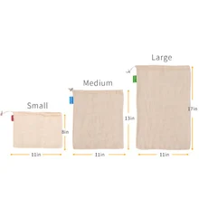 Многоразовые продукты сумки моющиеся шнурок сетки продуктовые сумки для овощей фруктов покупки и продажи