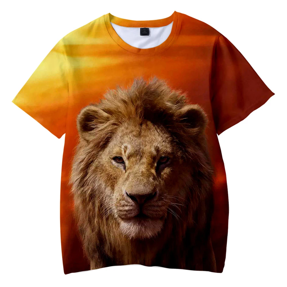 The Lion King Kid's t shirt Boys Girls Hot Fashion Summer Soft Comfortable Kids T shirt 3D Print Lion King Children T-shirt