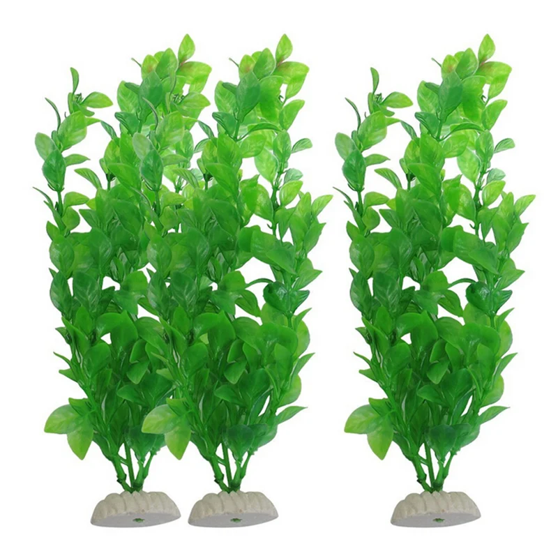1PCS Green Purple Water Grass Viewing Decorations Decorative 10.6inch Artificial Underwater Plants Aquarium Fish Tank Decoration