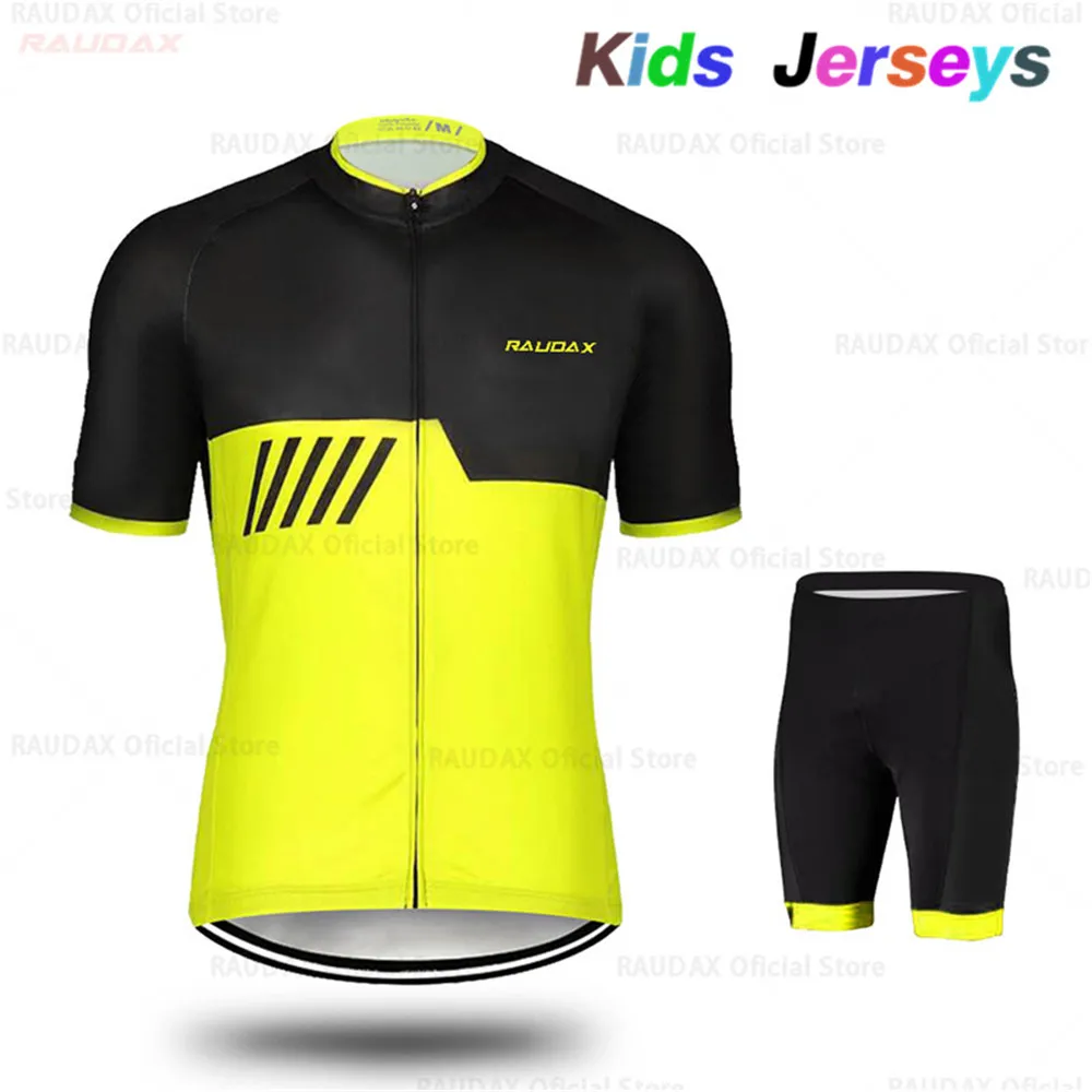 Профессиональная команда детей Ropa Ciclismo Одежда для велосипедной езды Лето Велоспорт Джерси 3D шорты для подушек дорога велосипедная спортивная одежда велосипед Джерси