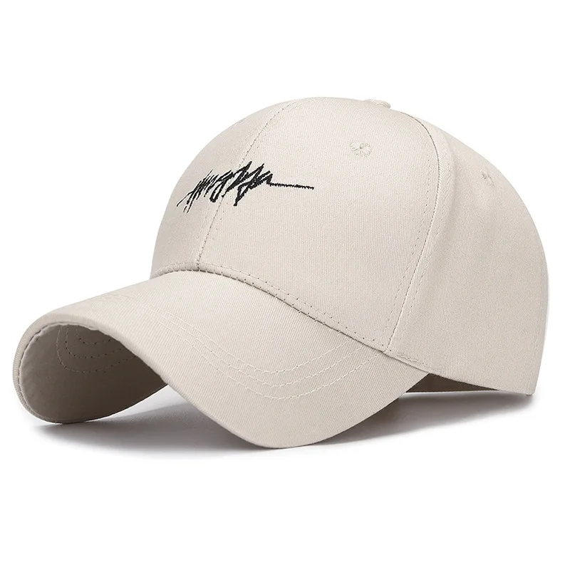 Новая летняя радиоволна электрокардиограмма шляпа c вышивкой, для отца бейсболка для женщин и мужчин козырек Snapback Регулируемые кепки s