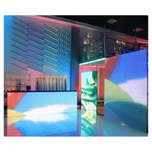 AliExpress легко поддерживать 50x50 см Светодиодная панель подсветки электронный p3.91 P4.81 Крытый арендный светодиодный дисплей