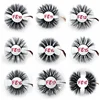 Mikiwi Free custom Logo 25mm lashes 10/20/30/50/100 Wholesale Glitter Paper Square case packaging Label Makeup Box Mink Lashes 4
