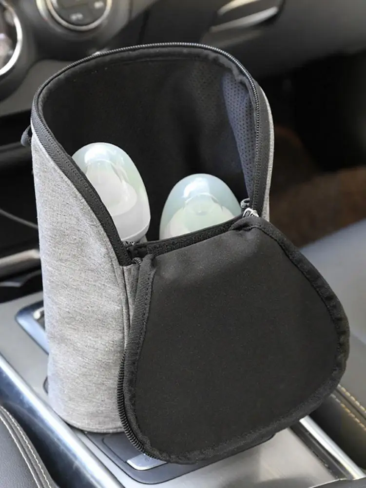 Новая Автомобильная двойная бутылочка, теплая сумка для молока, USB теплее для молока, дорожная коляска, утепленная сумка, детская бутылочка для кормления, подогреватель