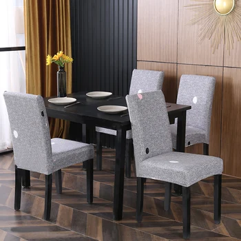 Stylish Printed Stretchable Chair Cover For Dining Room 5 Chair And Sofa Covers