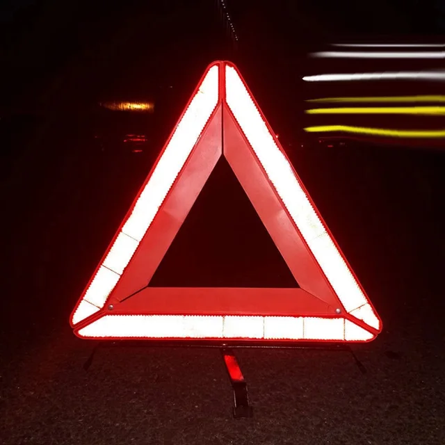 Car Emergency Breakdown Warning Triangle Car Tripod Stop Sign - SUPER ...