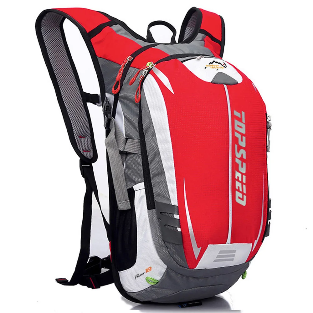 Наружная спортивная сумка 18л, водонепроницаемый велосипедный рюкзак, велосипедный рюкзак, рюкзак для езды на велосипеде, рюкзак для бега, Рюкзак Для Езды - Цвет: Red