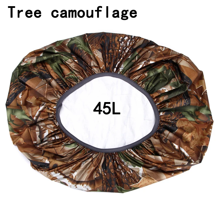Tree 45L 35L-80L наружная Спортивная Портативная сумка дождевик водонепроницаемый рюкзак Кемпинг Туризм Велоспорт пылезащитный дождевик камуфляж черный нейлон - Цвет: Tree 45L