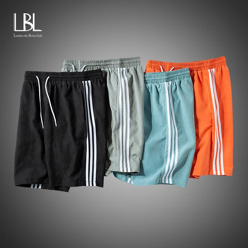 Шорты LBL мужские спортивные в полоску повседневные джоггеры модные шорты лето |