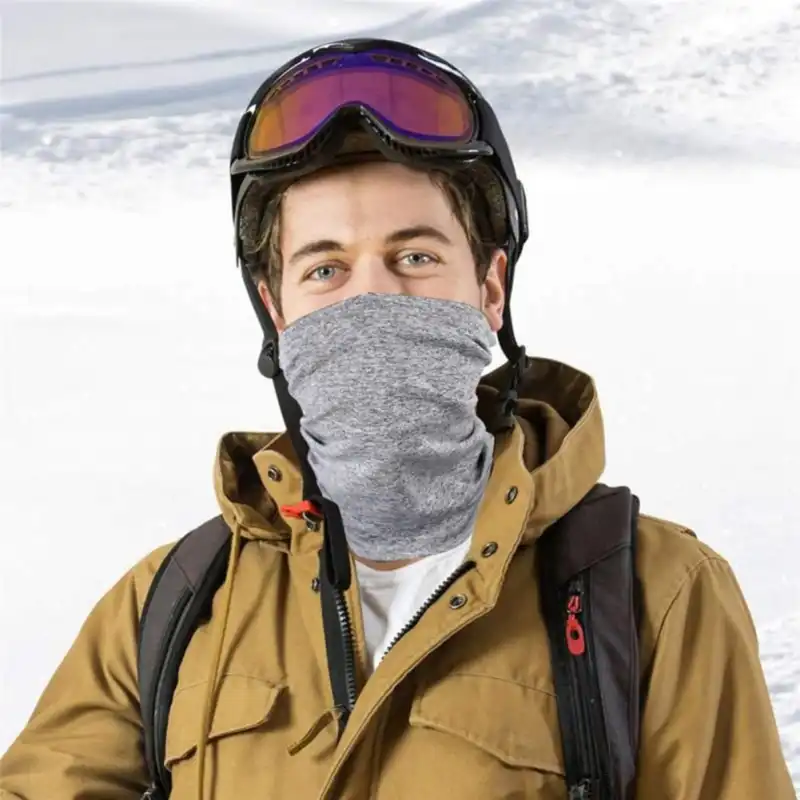 Bandana Neck Gaiter Headwear Face Scarf with Safety Carbon Filters Outdoors