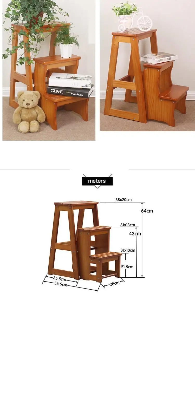 Складной стул Escabeau Marches для пожилых людей Scaletta Legno Merdiven Stepladder Escaleta