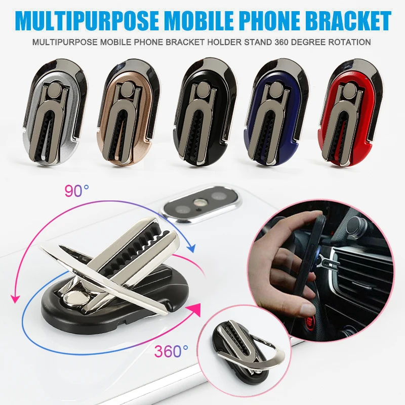 Multi-function Car Phone Holder In Air Vent Mount Stand No Magnetic Mobile Universal Gravity Smartphone Support | Мобильные телефоны