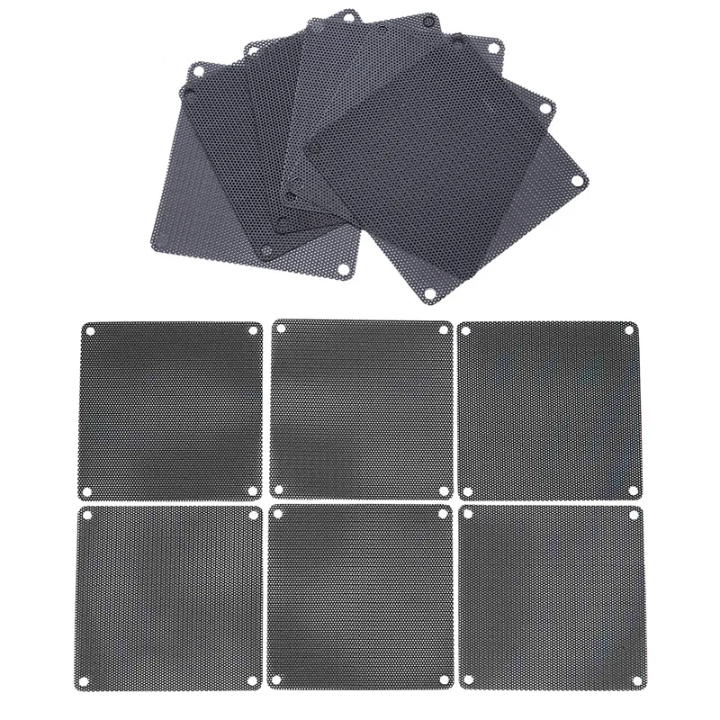 

12Pcs Computer Mesh PVC PC Case Fan Cooler Dust Filter Case Dustproof Cover Chassis Dust Cover, 6Pcs 9cm & 6Pcs 8cm