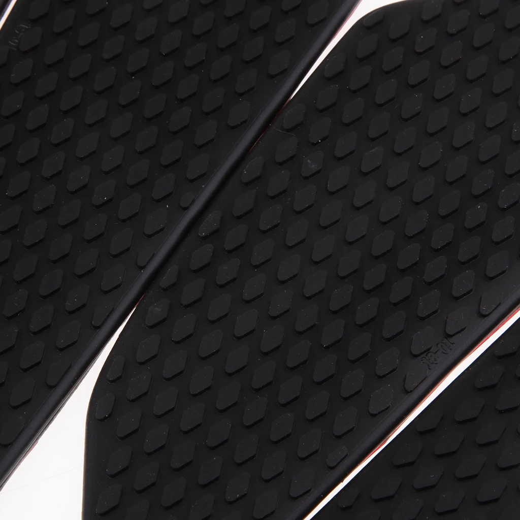 4PCS Black Fuel Tank Traction Pad Side Gas Decal Sticker For Suzuki GSXR GSR