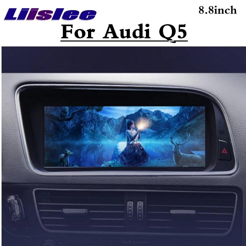 Для Audi Q5 2008~ MMI 8,8 дюймов LiisLee CarPlay Автомобильный мультимедийный проигрыватель давления в шинах gps аудио радио навигация NAVI