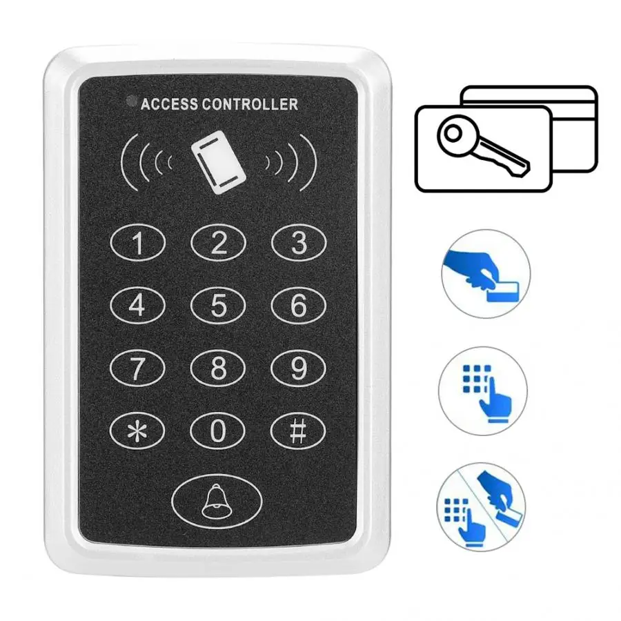 Система контроля доступа к дверям, RFID карта, система контроля доступа, водонепроницаемая, для улицы, с 10 брелками