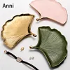 Creative Ginkgo Leaf Decorative Trays Nordic Modern Jewelry Perfume Cosmetic Ceramic Storage Tray Afternoon Tea Dessert Plates 1