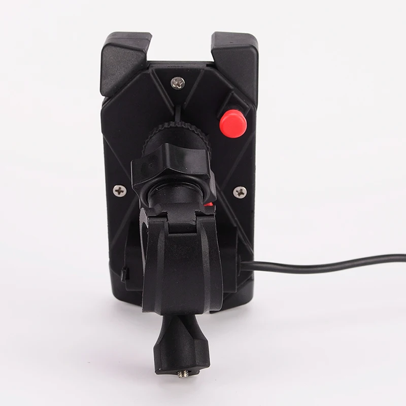 1 шт мотоциклетный USB зарядный мобильный телефон gps Держатель Выдвижной держатель для телефона Высокое качество ручка бар зеркало сиденье