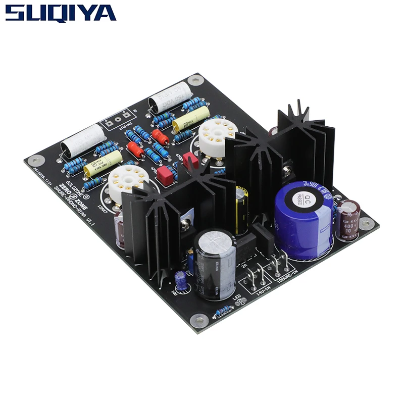 

SUQIYA-HIFI RIAA MM (Moving Magnet) Shure M65 Circuit 12AX7 Tube Phono Amplifier PCB Kit Finished Board Phono preamp