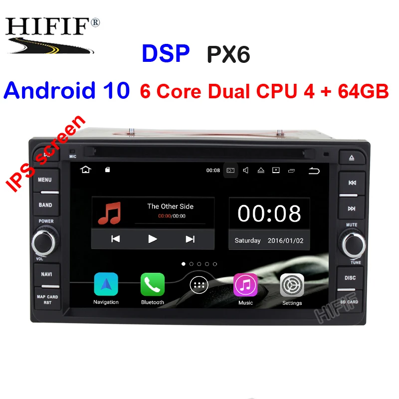 Android 10 4G DSP IPS screen CAR DVD GPS For Toyota Universal RAV4 COROLLA VIOS HILUX Terios Land Cruiser 100 PRADO dvd player | Автомобили