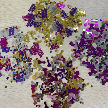 

2 Packs Bling Confetti for Hen Party Colorful Sequin Table Sprinkles DIY Wedding Birthday Party Decoration