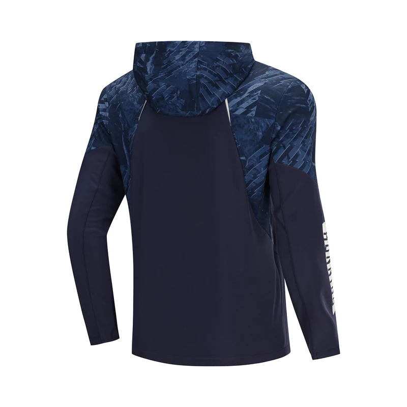 Li-Ning, Мужская ветровка для бега, зимняя, флисовая, облегающая, толстая куртка, 91.1% полиэстер, 8.9% спандекс, подкладка, спортивное пальто AFDP505 MWF408