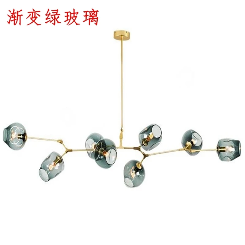 

Magic Bean Personality Originality A Chandelier A Living Room Bedroom Arts A Chandelier Post Modern Glass Branch A Chandelier
