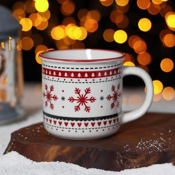 

Mug "new year. Snowflakes ", 380 ml