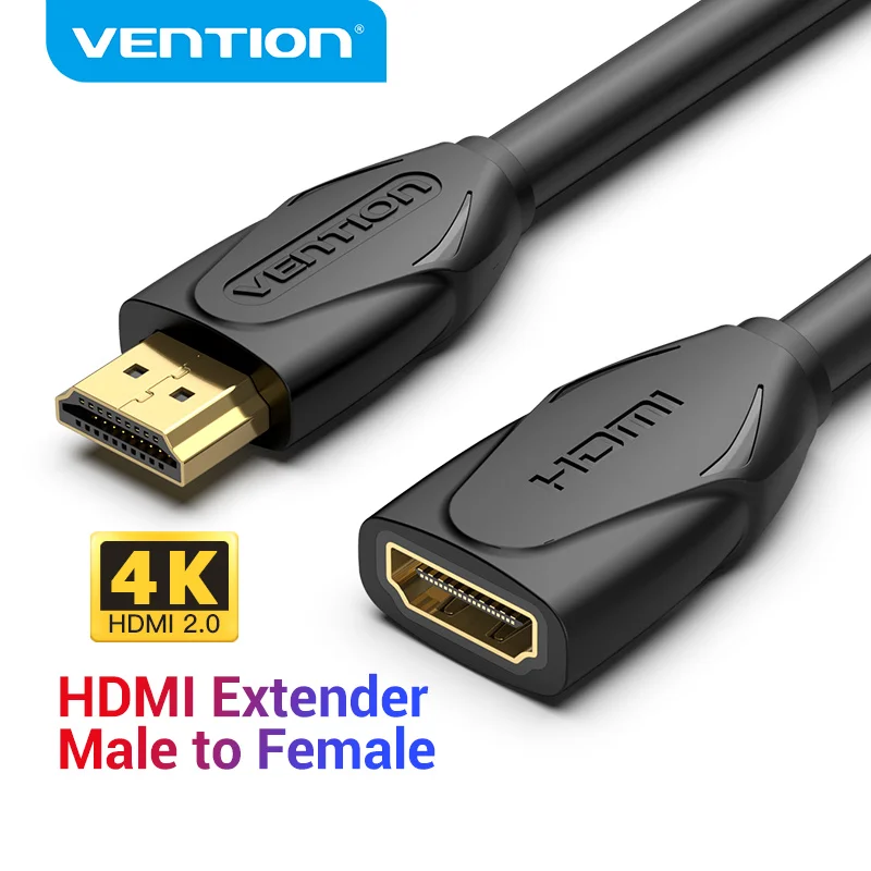 Vention HDMI Удлинительный кабель папа к женскому 4K 2 0 удлинитель для HDTV переключатель