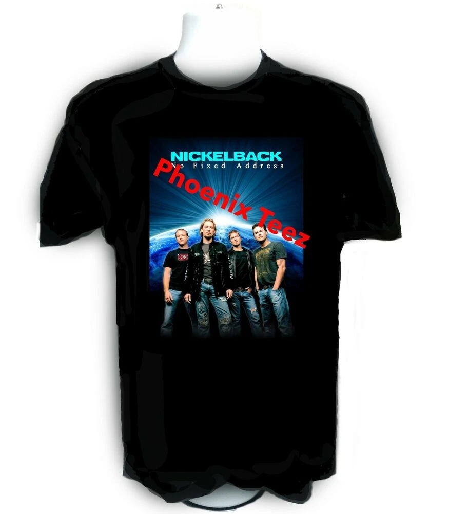 Футболка без фиксированного адреса Nickelback | Мужская одежда