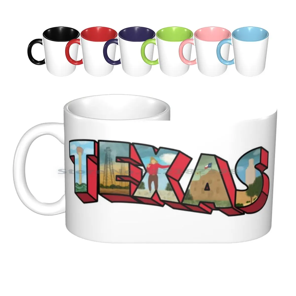 Texas At Arlington Mavericks Tasse à Café En Céramique Avec