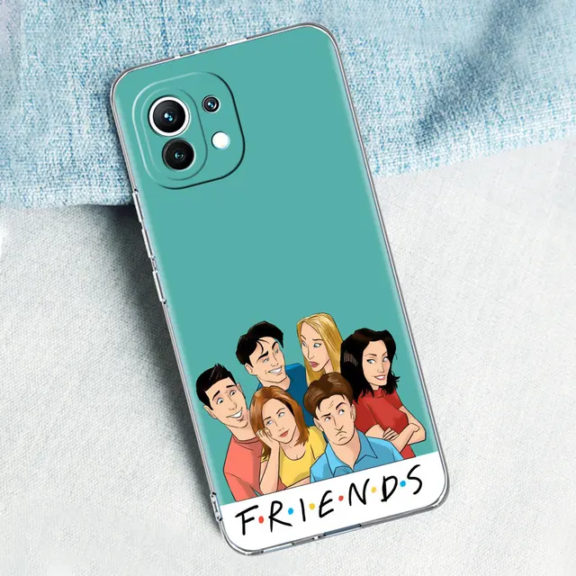 Clear Soft Case For Xiaomi Mi Poco X3 NFC 10T Pro 9T M3 11 Note 10 Lite F3 GT F1 Silicone Phone Cover Friends TV Coffee Fundas PTTM-CLS01