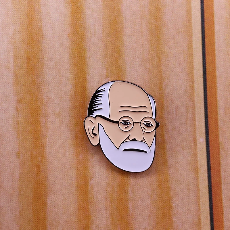 Sigmund Freud pin психологическая культурная коллекция|Броши| |