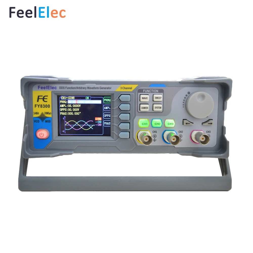 Feelelec New Product Fy8300 10mhz Fully Numerical Control Three Four Channel Function Arbitrary Waveform Signal Generator Signal Generators Aliexpress