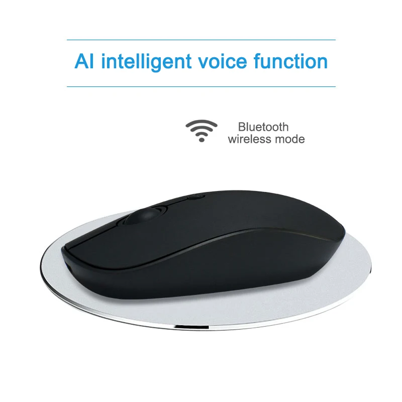Voice Control Mouse Wireless Rechargeable Mice Input Search Translation Type C PUO88 5