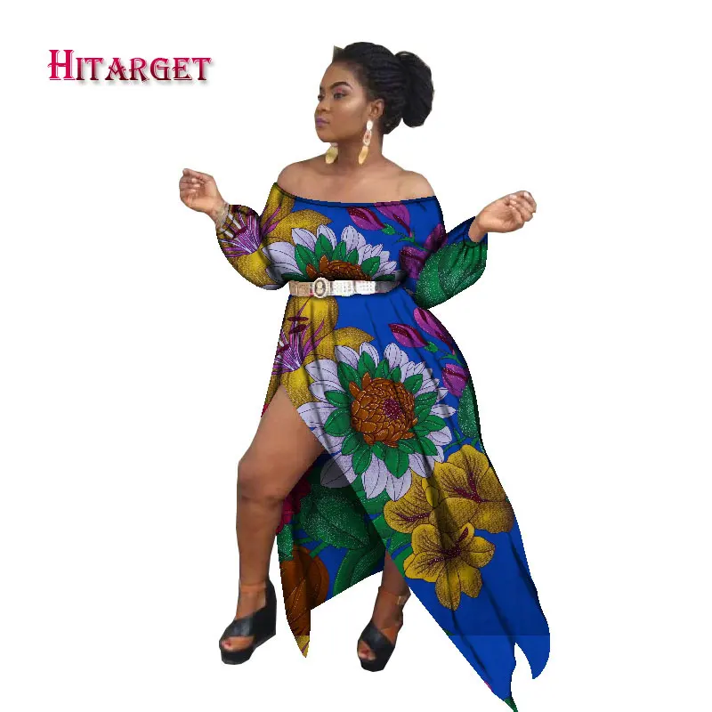 Женское винтажное платье в африканском стиле с принтом вощеного воска модель WY2061