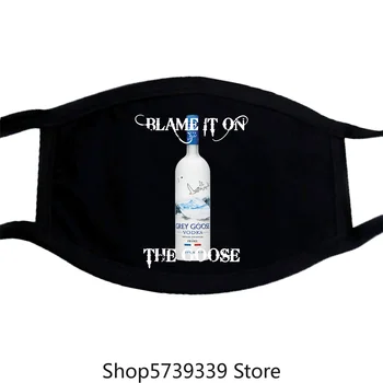 

Blame It On The Grey Goose Vodka Alcohol Mask Mens Tee Gift New From Us Washable Reusable Mask with