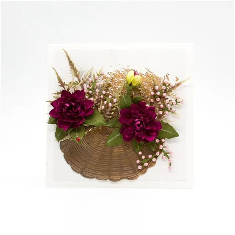 NO.7 Pom Dahlia metal cutting dies cut die mold Flower decoration Scrapbook paper craft knife mould blade punch stencils dies