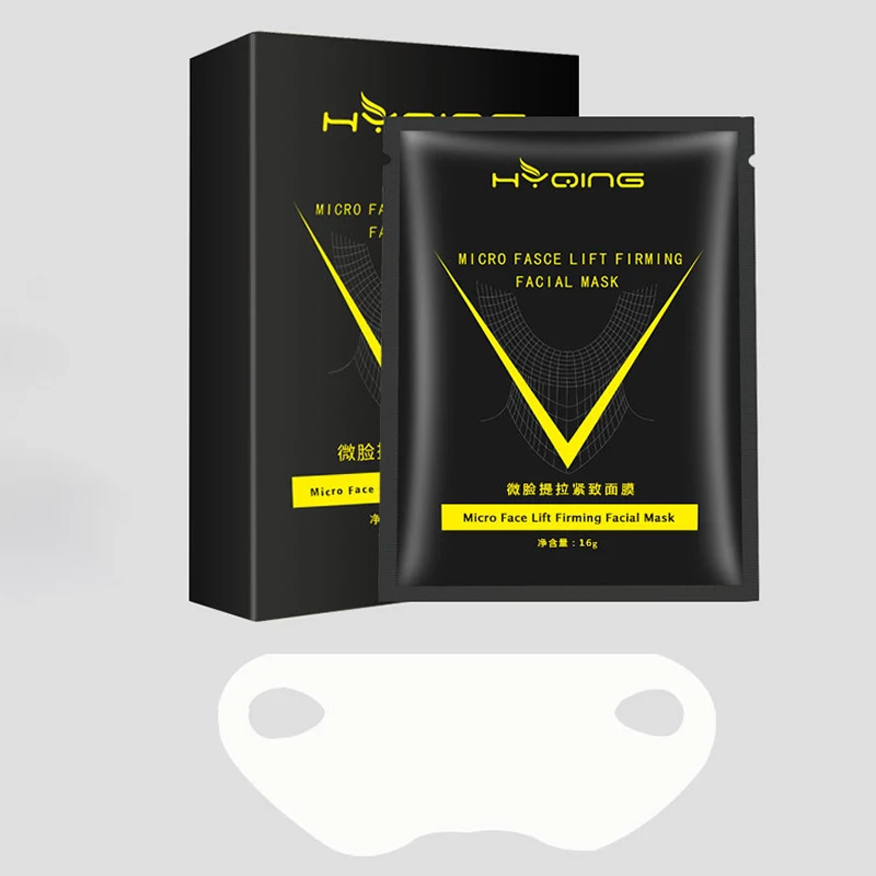 5pcs per box V линия маска 4d маска для подтягивания кожи лица чудо V-shape d маска-тренажер для контура лица двойной подбородок Редуктор лифт патч V Форма лицо укрепляющий инструмент - Цвет: 5pcs per box