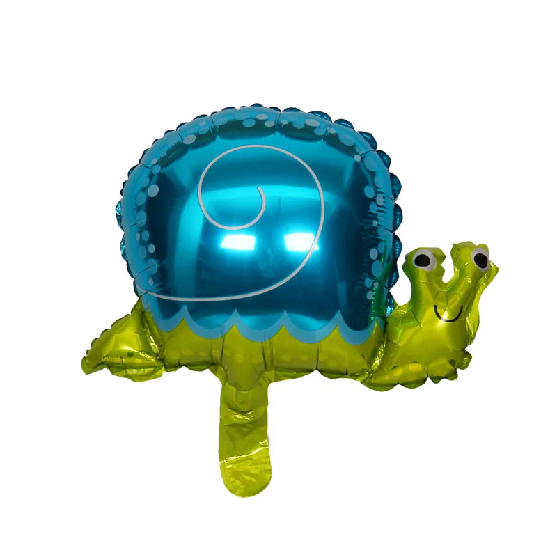1 шт. мини-шары из фольги для животных украшения для дня рождения Детская Океаническая рыба надувные игрушки Детские шарики для вечеринки - Цвет: As Picture