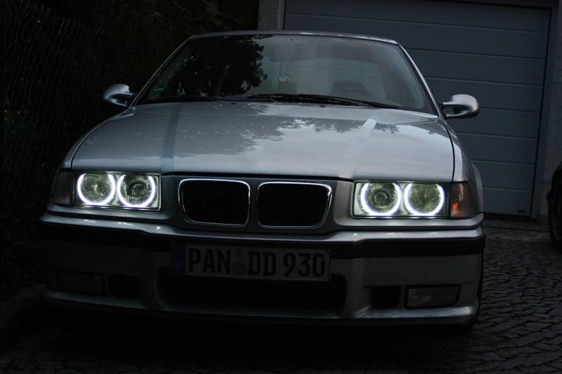 de carro, luzes diurnas, DRL, E46 Compact, E83, X3, 6000K