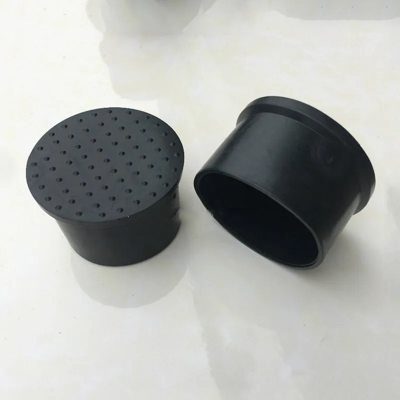2/4/8Pcs Chair Table Feet Stick Pipe Tubing End Cover Caps Cap Black PVC Rubber Round ID6mm~80mm